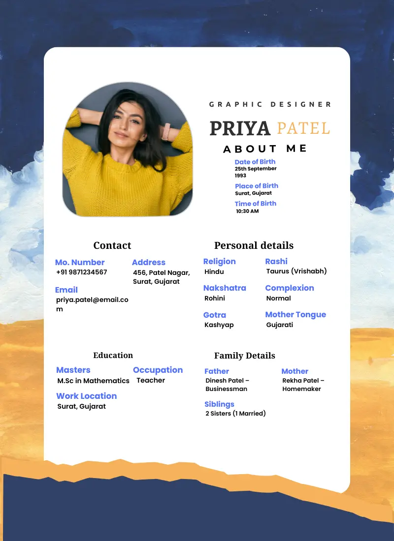 online biodata maker for marriage